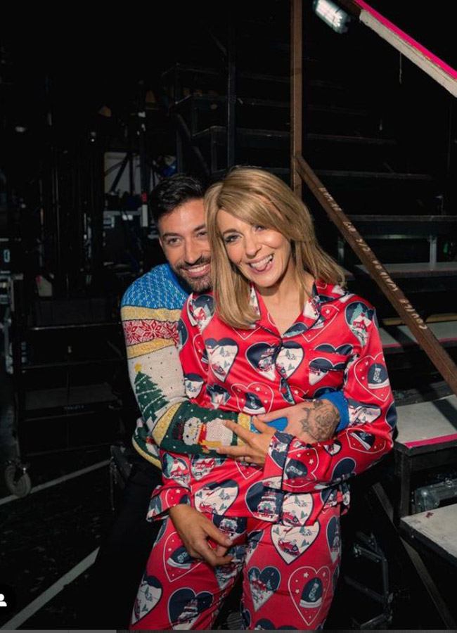 Amanda Abbington, Giovanni Pernice. Pic: Giovanni Piernice Instagram