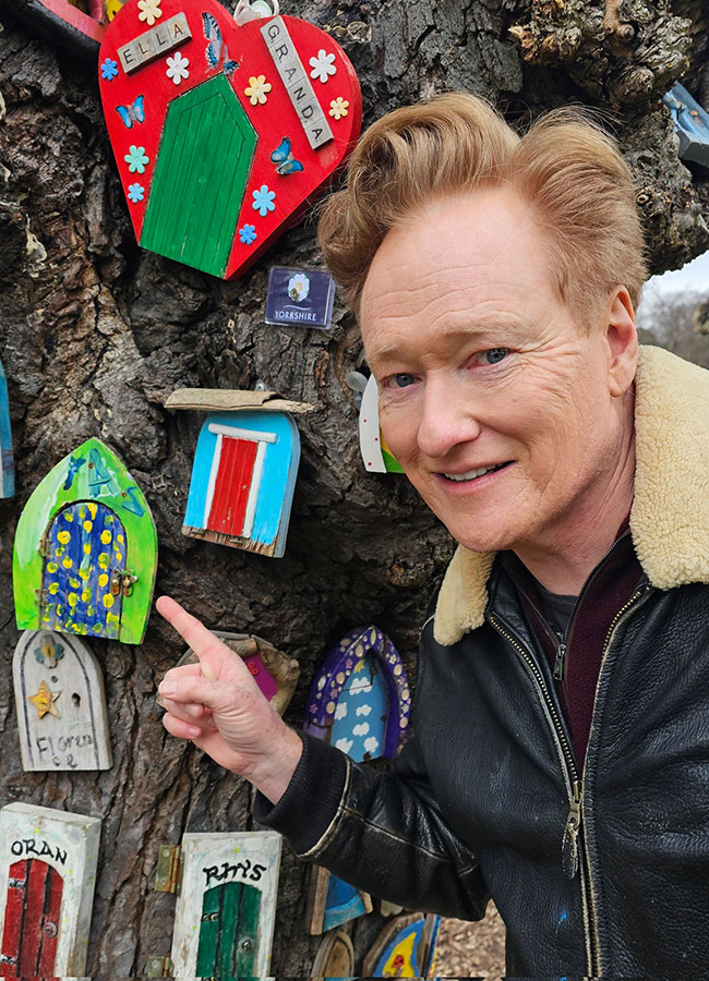 Conan O'Brien in Dublin. 
