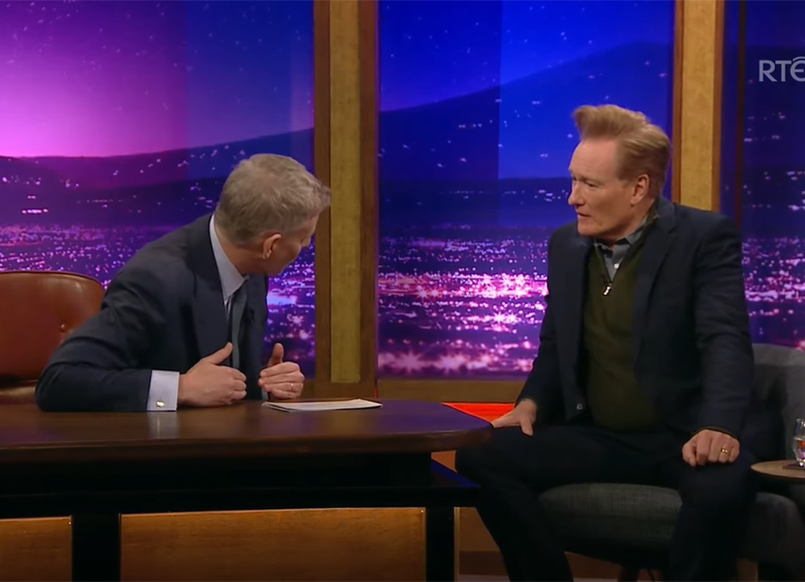Conan O'Brien and Patrick Kielty.