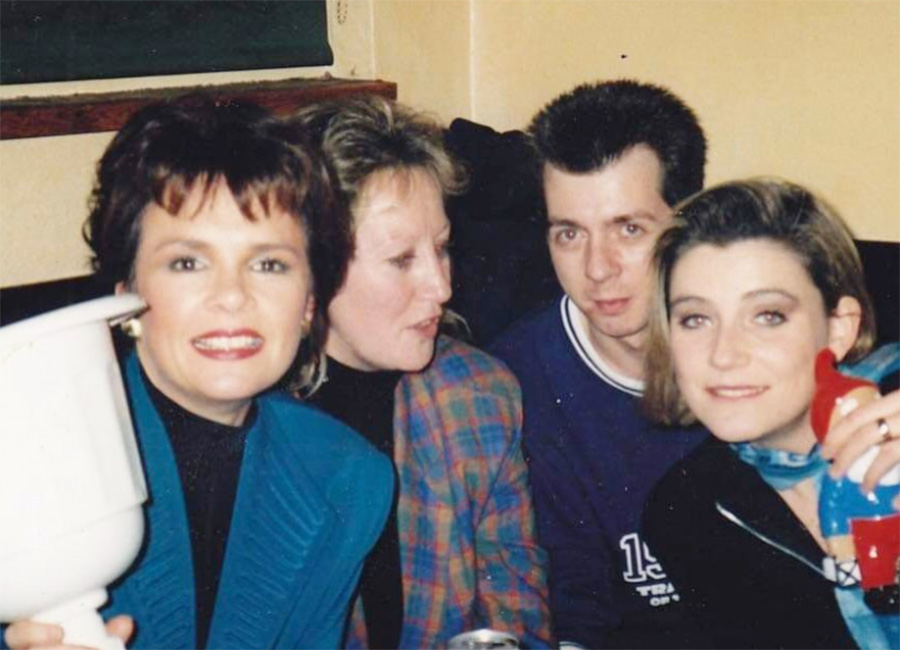 EastEnders' Michelle Collins shares 90s throwback featuring a familiar Irish face