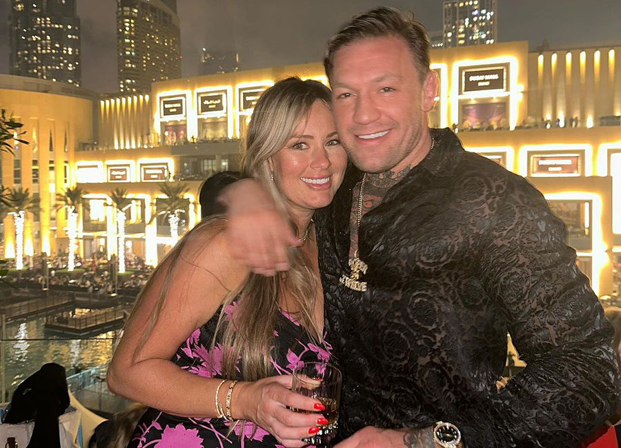 Dee Devlin glows at luxury New Year's celebrations in Dubai but her newborn baby steals the show
