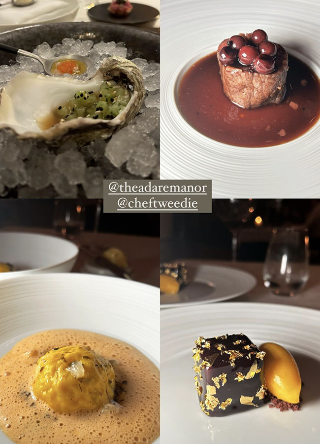 Food at Adare Manor