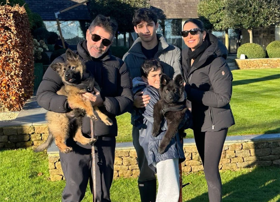 Simon Cowell reveals new family member in rare photo with Eric and stepson Adam