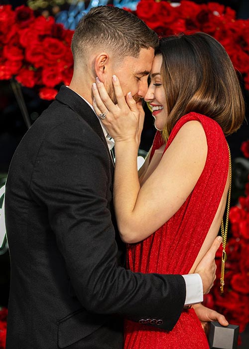 Jorginho and Cat Harding. Pic: Cat Harding/Instagram