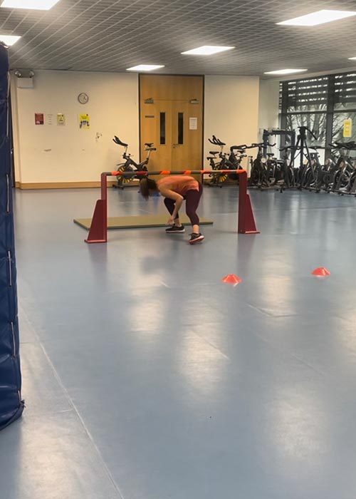 Garda fitness test. Pic: Supplied