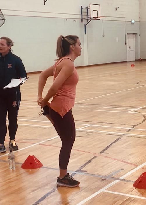 Garda fitness test. Pic: Supplied