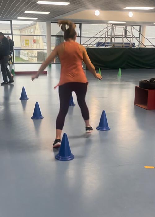 Garda fitness test. Pic: Supplied