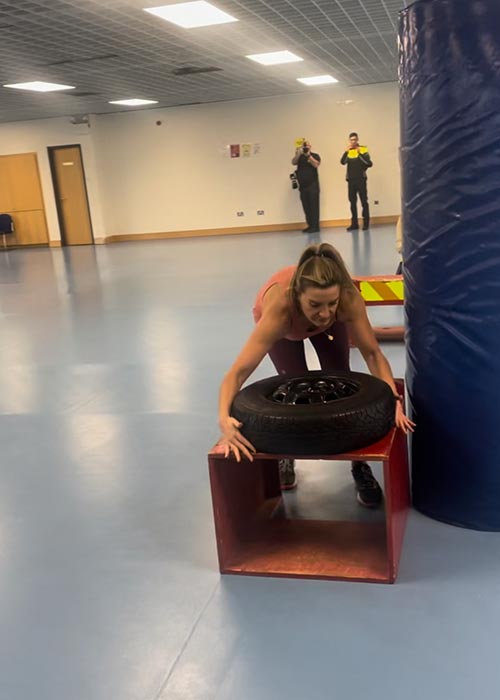 Garda fitness test. Pic: Supplied