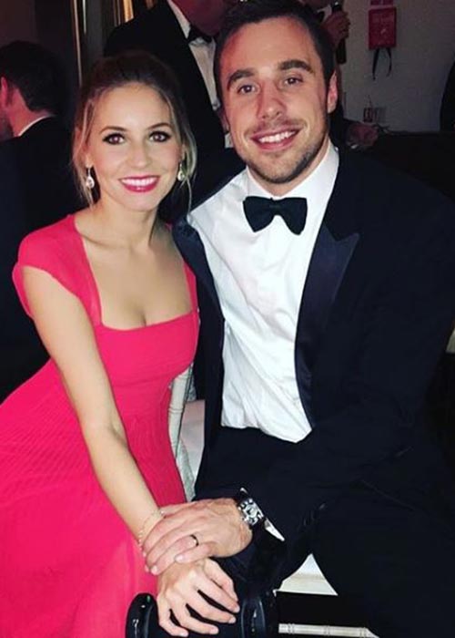 Tommy Bowe and Lucy Whitehouse. Pic: Tommy Bowe/Instagram