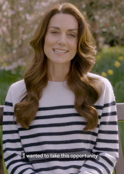 Kate Middleton has announced that she has cancer. Pic: Kensington Palace / Instagram