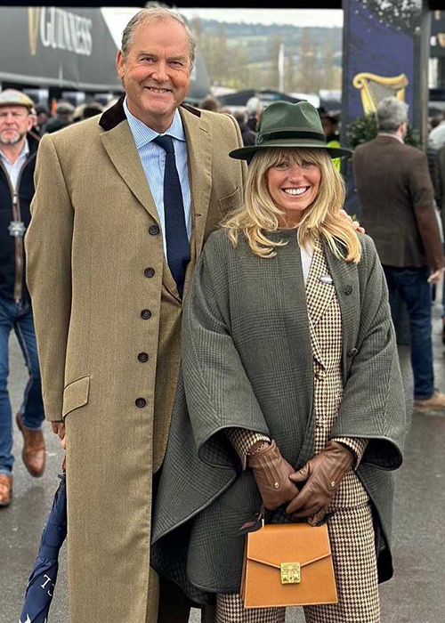 Clodagh McKenna and Harry Herbert at the Cheltenham Races. Pic: Harry Herbert Instagram