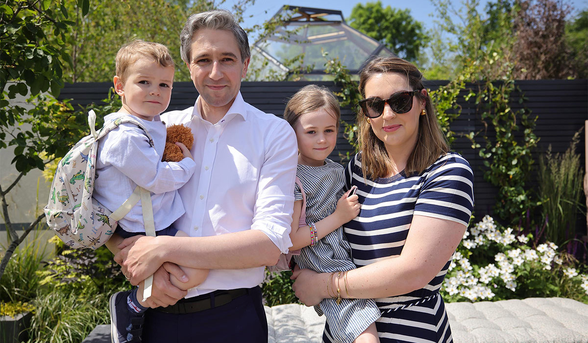Simon Harris shares sweet snap after visiting daughter at school