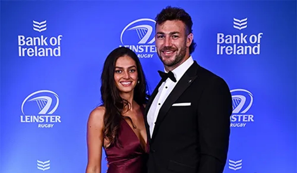 Leinster star Caelan Doris hard launches new girlfriend Faye Richardson at Rugby Ball