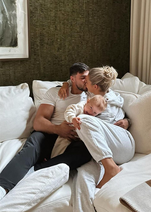 Molly-Mae Hague and Tommy Fury with their daughter Bambi. Pic: Molly-Mae Hague/Instagram