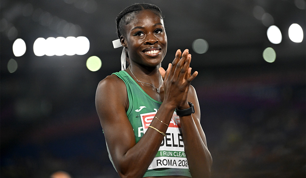 Rhasidat Adeleke. Pic: Sam Barnes/Sportsfile