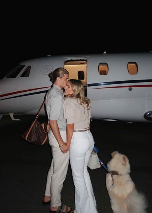 Aine May Kennedy and Conor Gallagher leave the UK behind for Madrid. Pic: Aine May Kennedy