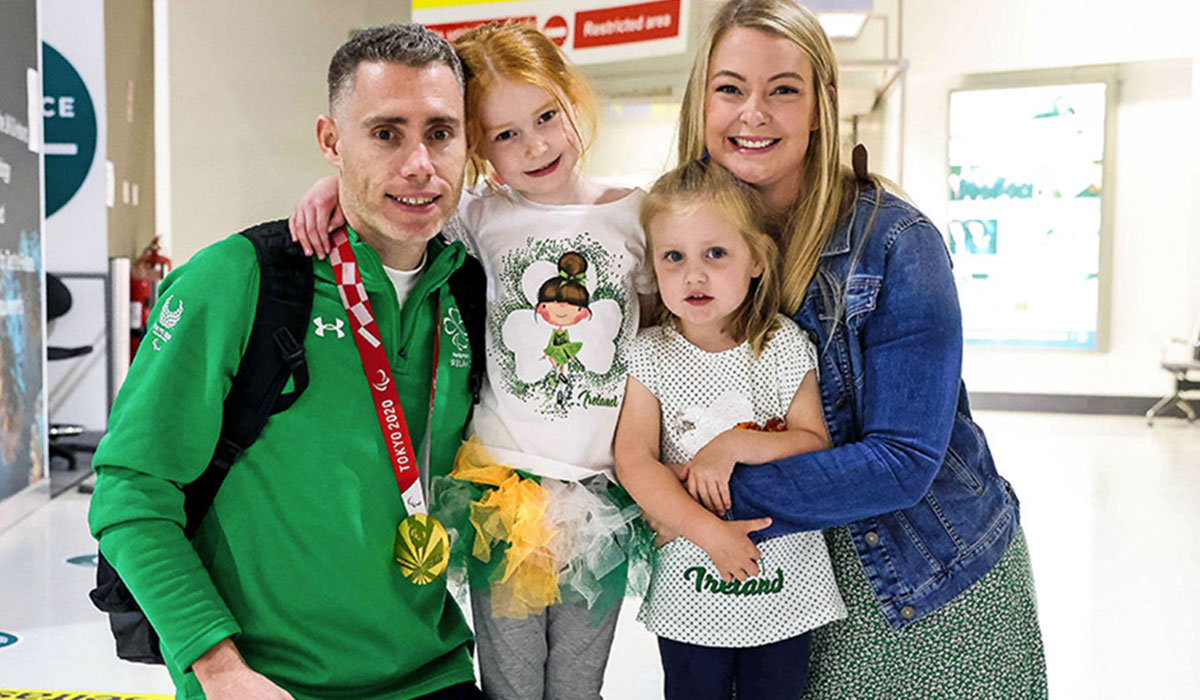 Despite six Paralympic gold medals Jason Smyth says the Glitterball trophy is what his daughters adore