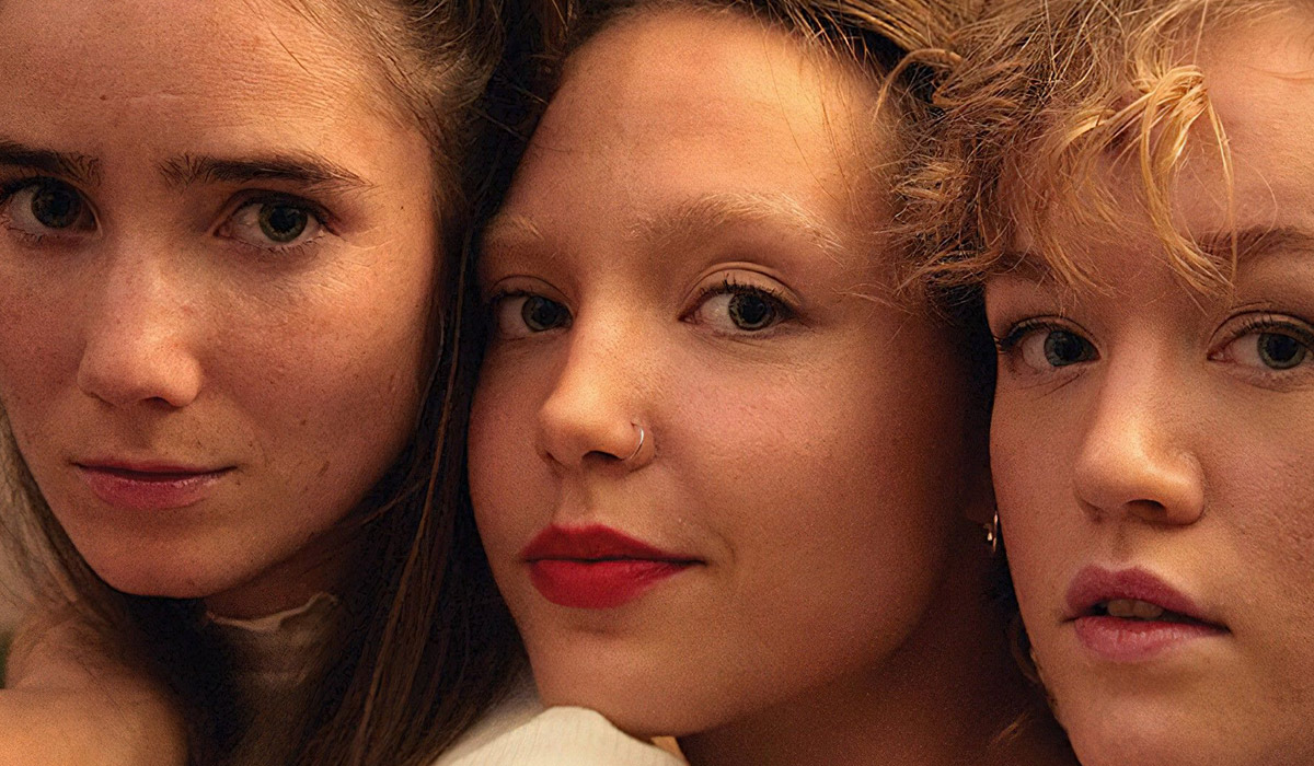 GIRL PICTURE, (aka TYTOT TYTOT TYTOT), US poster, from left: Linnea Leino, Aamu Milonoff, Eleonoora Kauhanen, 2022. Pic: REX