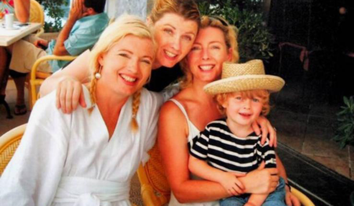 Brighid, Aisling, Siobhán and her son in 2005. Pic: Supplied