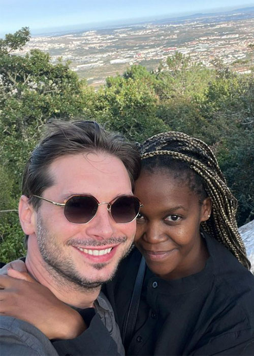 Marius and Oti. Pic: Oti Mabuse/Instagram
