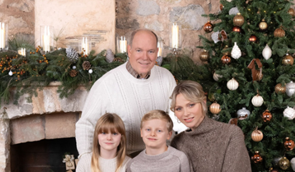 Monaco Royal family Christmas card