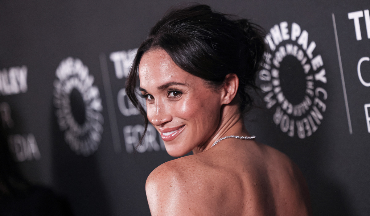 Meghan Markle's glossy and hydrating nude lip duo is perfect for Chistmas Day