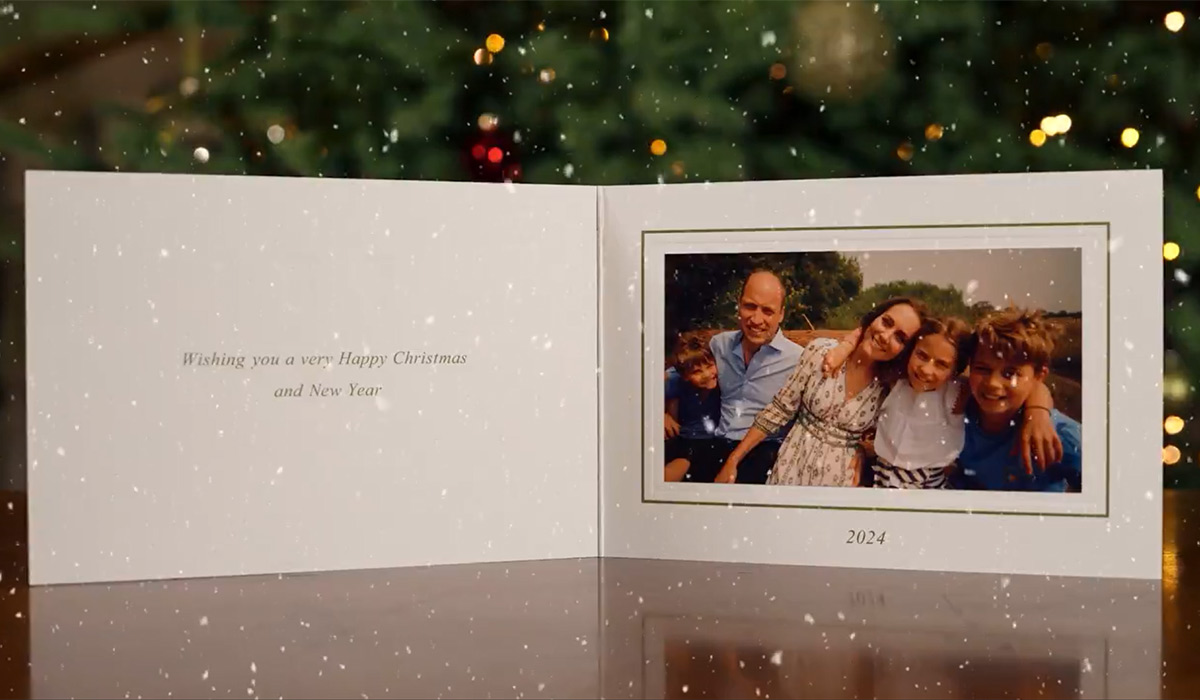 Prince William and Kate Middleton release poignant Christmas card after the 'hardest year' as they pose with George, Charlotte and Louis at their beloved Norfolk retreat where Princess recovered from cancer