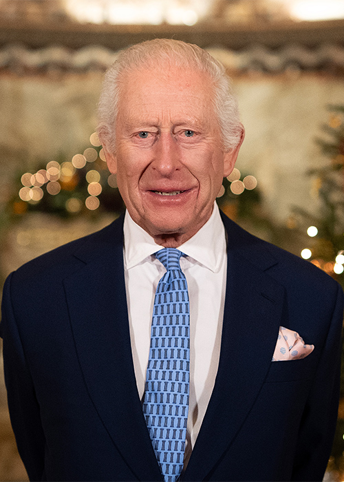 King Charles III records his Christmas message at the Fitzrovia Chapel on December 11, 2024 in London, England. Pic: Getty Images