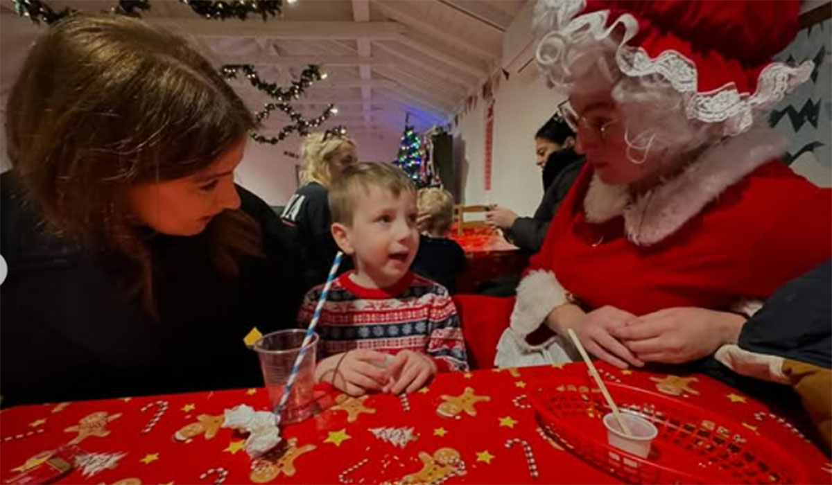 The McAreavey's Christmas festivities. Pic: John McAreavey/Instagram