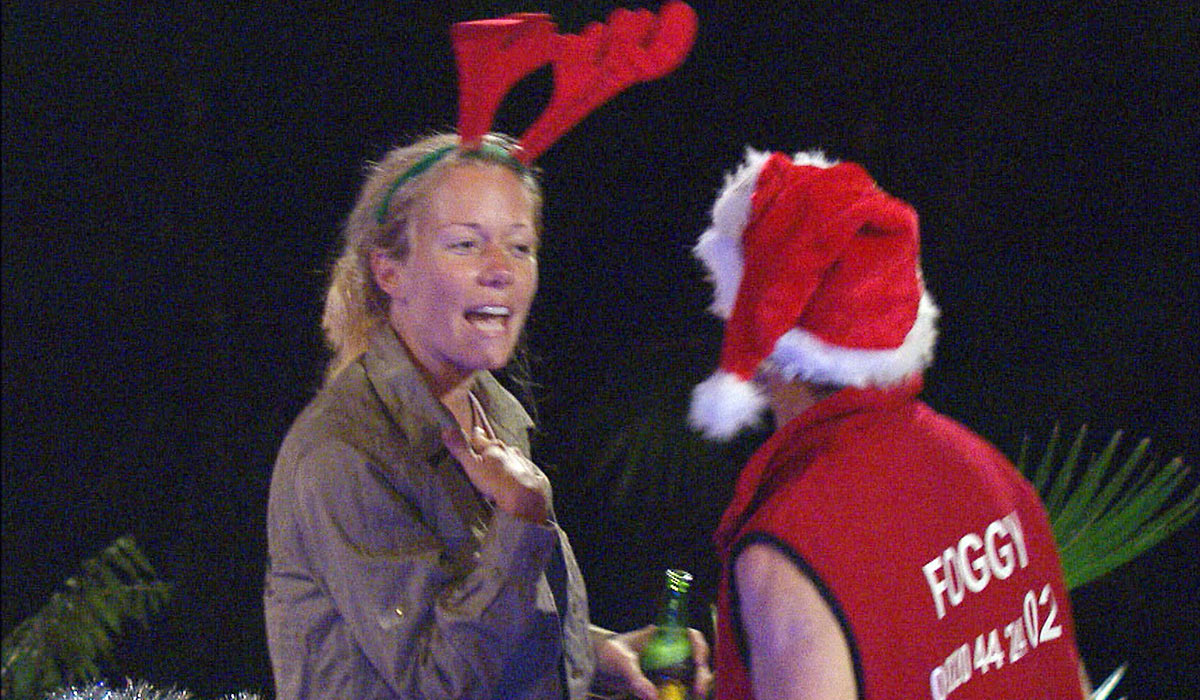 'Office Christmas Party' - Kendra Wilkinson and Carl Fogarty 'I'm A Celebrity...Get Me Out Of Here!'. Pic: REX