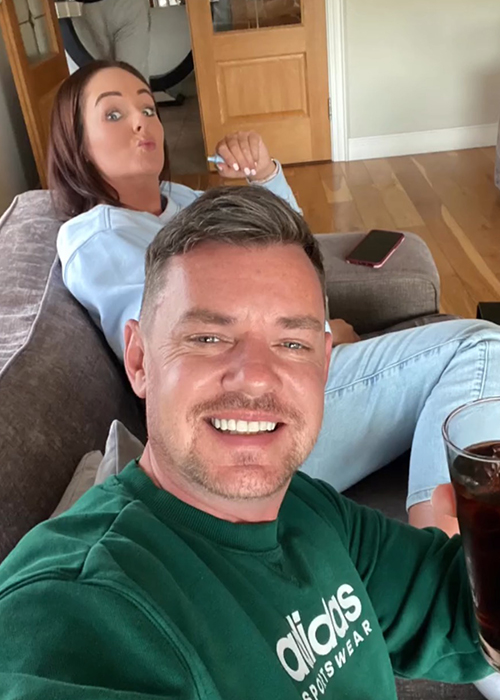 Danny O'Carroll and Martina McCafferty. Pic: Instagram