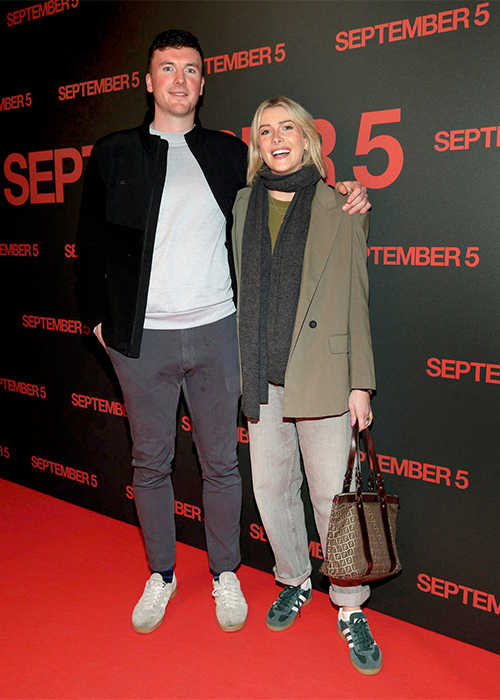 Declan Hannon and Louise Cantillon at the special preview screening of September 5. Pic: Brian McEvoy Photography