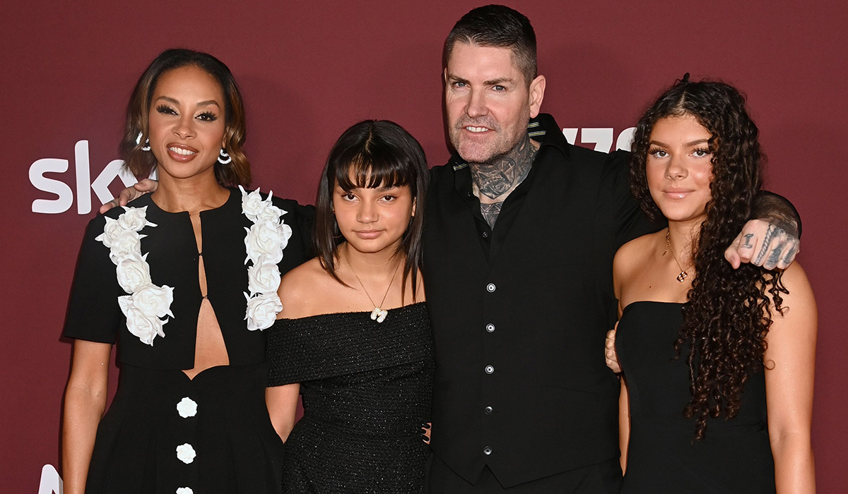 Shane Lynch and family attend the "Boyzone: No Matter What" World Premiere in London