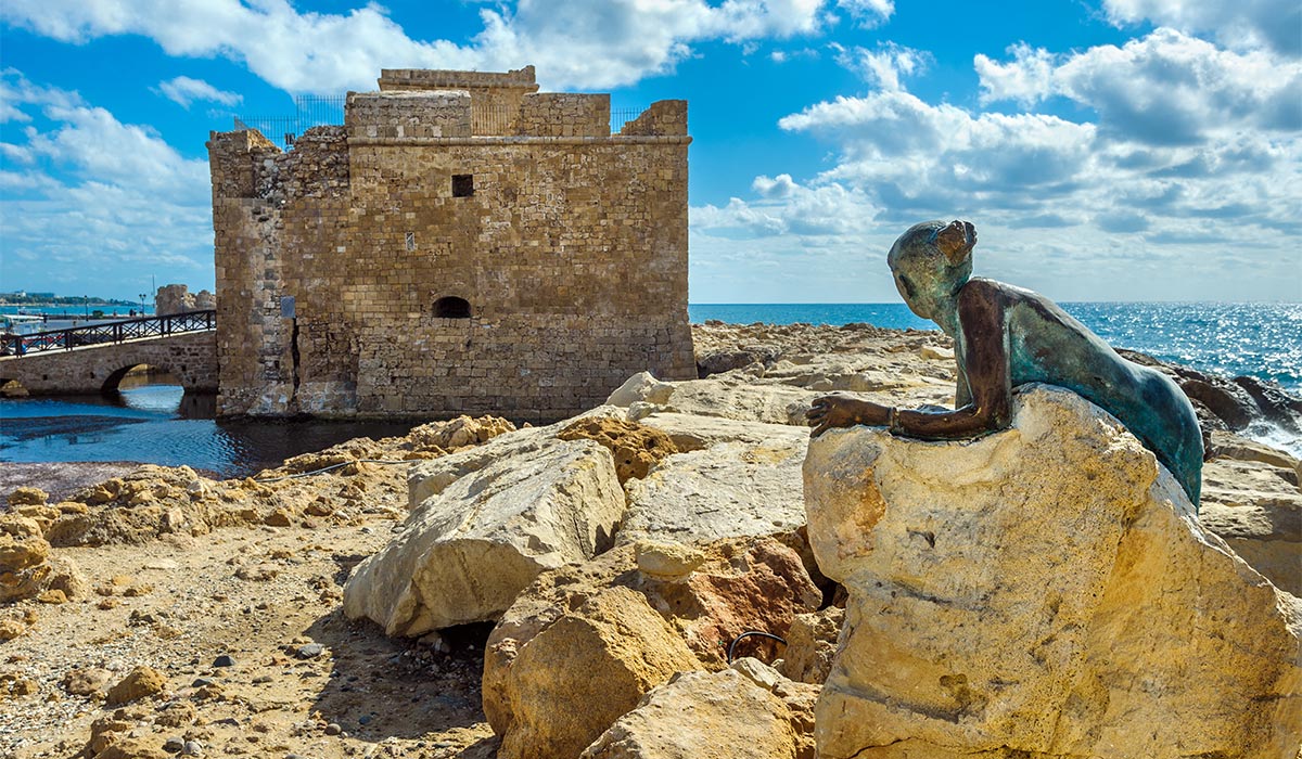 View on medieval castle in Paphos, Cyprus. Pic: Shutterstock