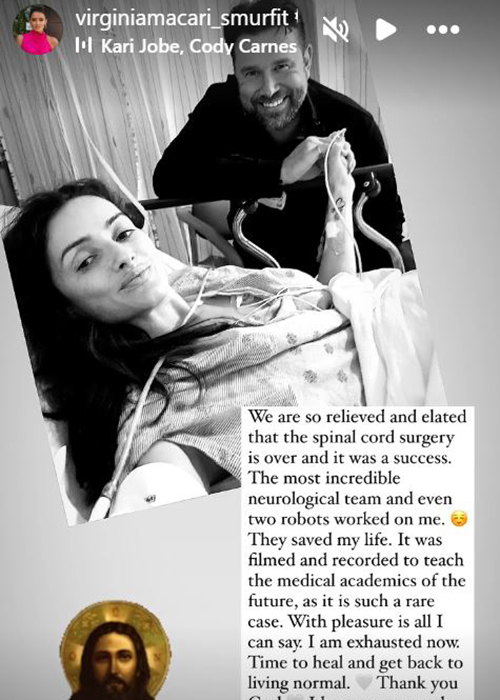 Pic: Virginia Macari-Smurift/Instagram