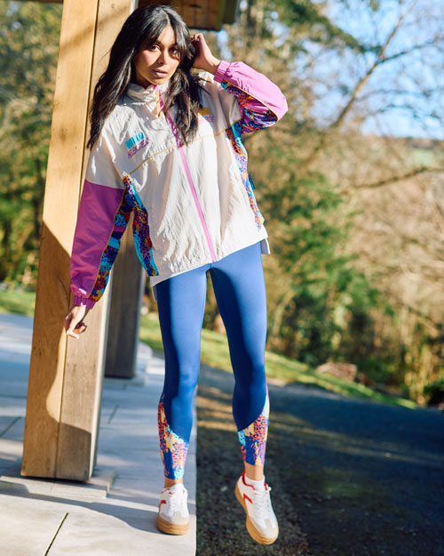 Jacket, €35, leggings, €30. Pic: Dunnes Stores