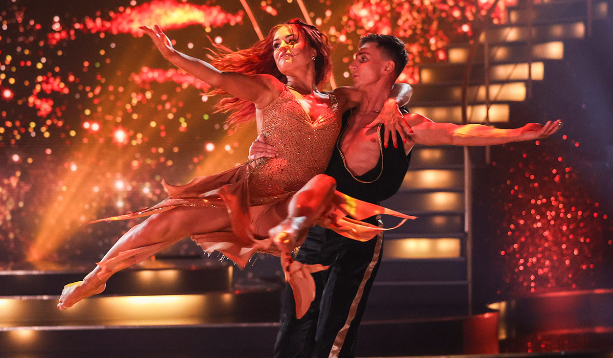 Jack Woolley and Alex Vladimirov during Dancing with the Stars