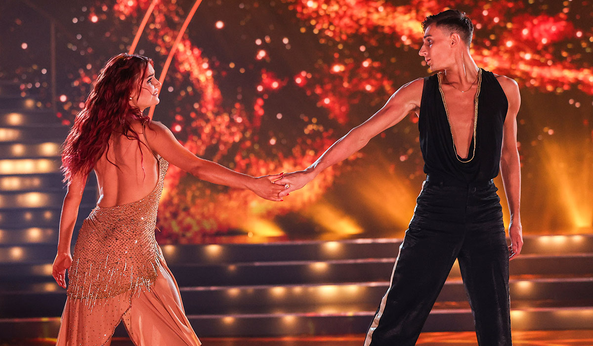 Jack Woolley and Alex Vladimirov during Dancing with the Stars