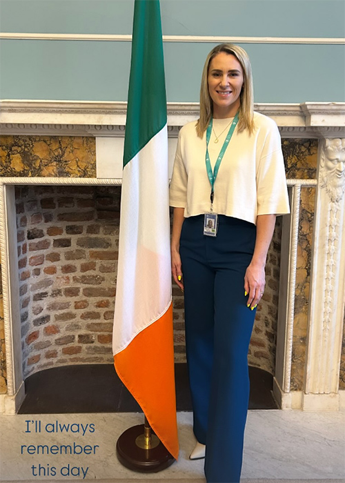 Evanne Ní Chuilinn has given her maiden speech in Seanad Éireann in honour of her late brother. Pic: Evanne Ní Chuilinn / Instagram