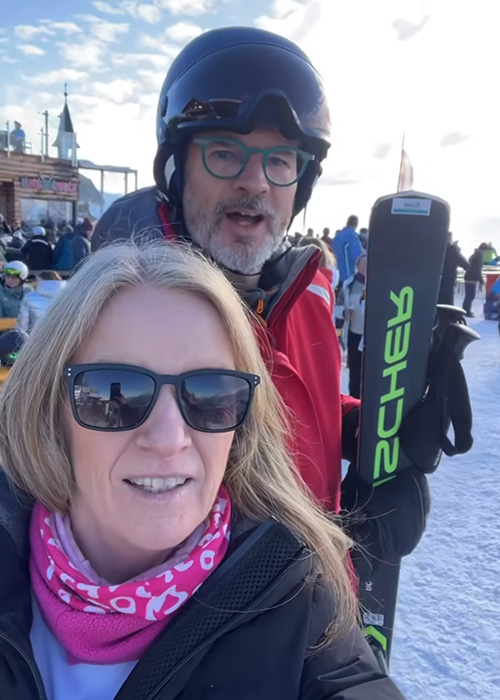 Joanna Donnelly and her husband Harm. Pic: Joanna Donnelly/Instagram