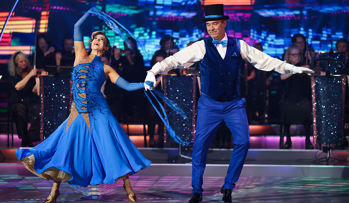 Kevin Dundon and Rebecca Scott during Dancing with the Stars
