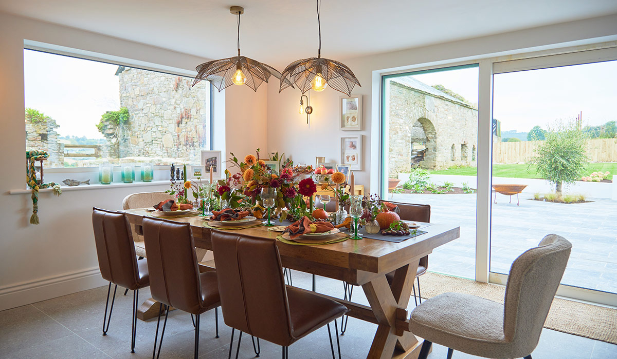 The dining room in the Rockhouse on The Great House Revival. Pic: Miki Barlok