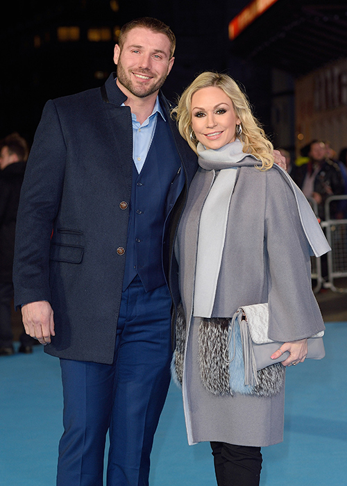 LONDON, ENGLAND - MARCH 17:  Ben Cohen and Kristina Rihanoff arrive for the European premiere of 'Eddie The Eagle' at Odeon Leicester Square on March 17, 2016 in London, England.  (Photo by Karwai Tang/WireImage)