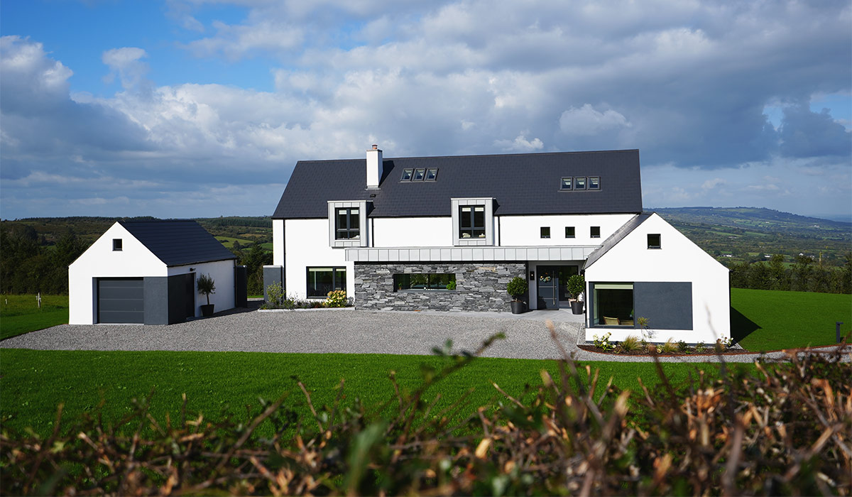 Gemma and Martin Purcell's Carlow home on Home of the Year. Pic: RTÉ