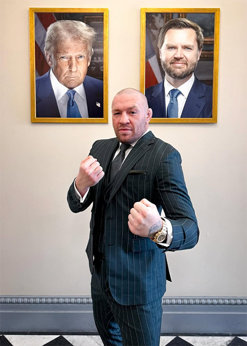 Conor McGregor meets with President Donald Trump. Pic: The White House / Instagram