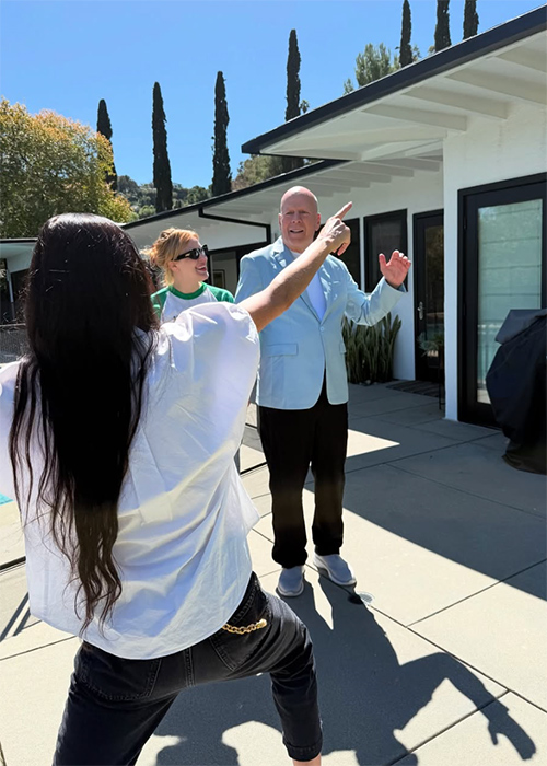 Demi Moore and Bruce Willis. Pic: Demi Moore / Instagram