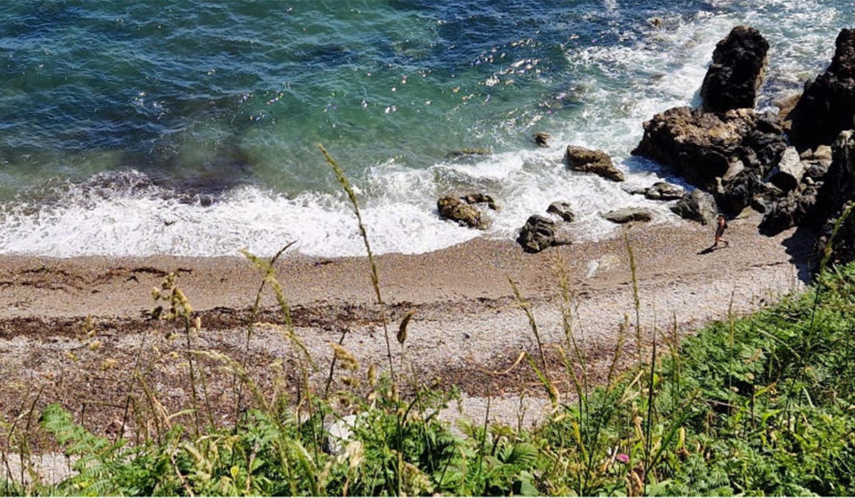 Secret Beach, Howth. Pic: The Castle Hotel