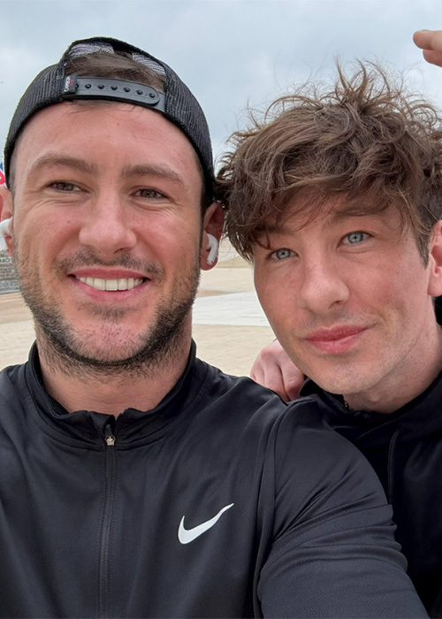 Barry Keoghan and his brother Eric. Pic: Barry Keoghan/X