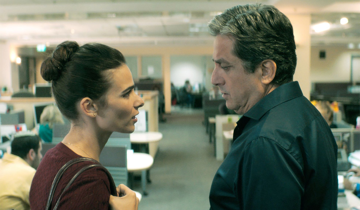 WORKING WOMAN, (aka ISHA OVEDET), from left: Liron Ben-Shlush, Menashe Noy, 2018. Pic: REX