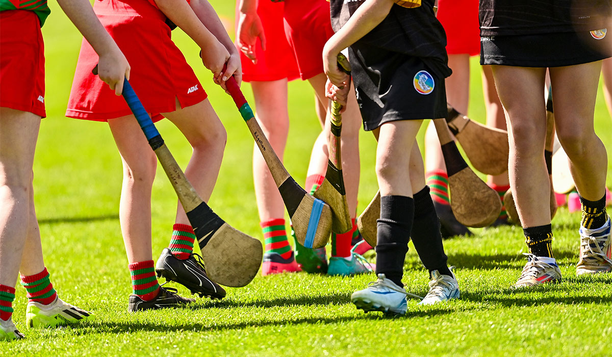 Over 1000 U12 Camogie players, from across the country, were given the opportunity of a lifetime, when they got to compete on the hallowed turf at Croke Park. Allianz, a longstanding partner to the GAA and proud sponsor of The Camogie Association, welcomed under-12 teams across Ireland to Croke Park, for the Allianz Camán to Croker 2025 event. Pic: Ramsey Cardy/Sportsfile